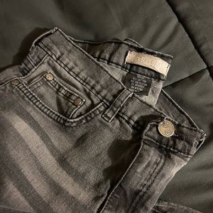 Boys jeans grayish with white ombré design